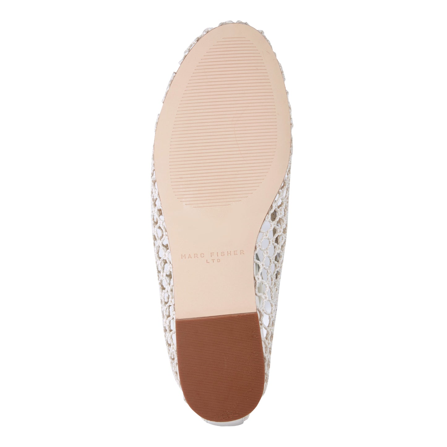 Marc Fisher Jazlyn Mesh Ballet Flat - Ivory Mesh