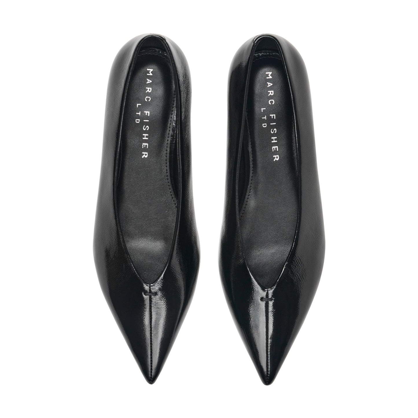 Marc Fisher Casee Leather Flat - Black Patent Leather