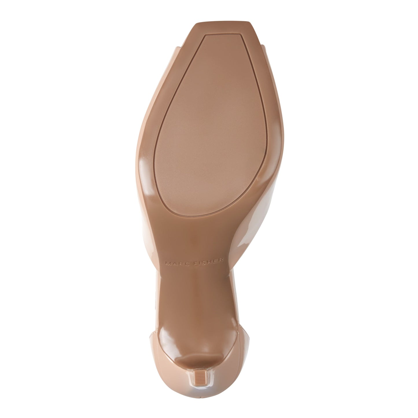 Marc Fisher Veni Peep Toe Pump - Natural Patent