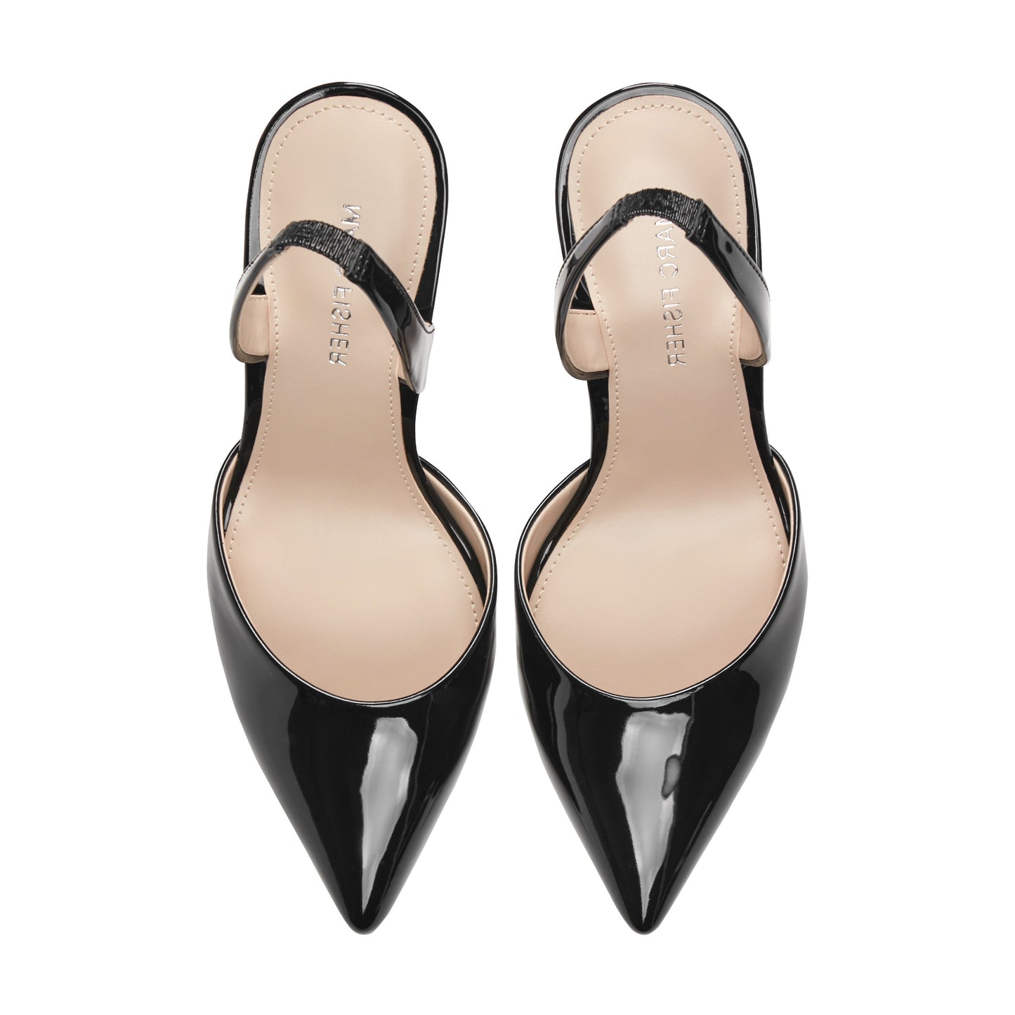 Marc Fisher Hadya Slingback Pump - Black Patent