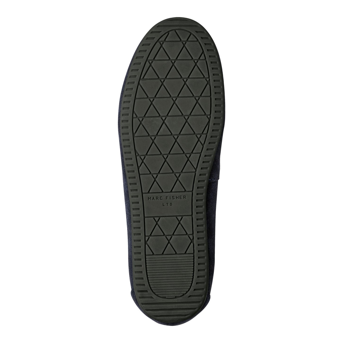 Marc Fisher Uleena Leather Boat Shoe - Navy Suede
