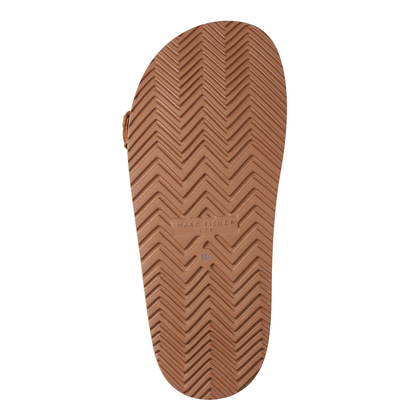 Marc Fisher Auggie Woven Leather Footbed Sandal - Natural Leather
