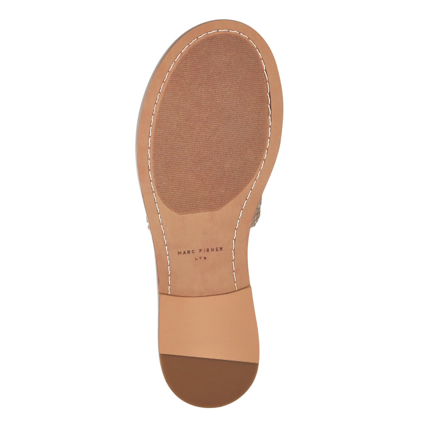 Marc Fisher Glynne Woven Flat Sandal - Gold