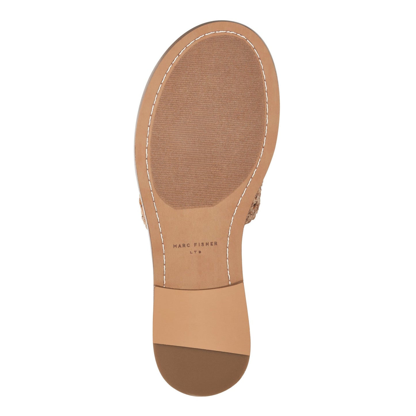 Marc Fisher Glynne Woven Flat Sandal - Brown