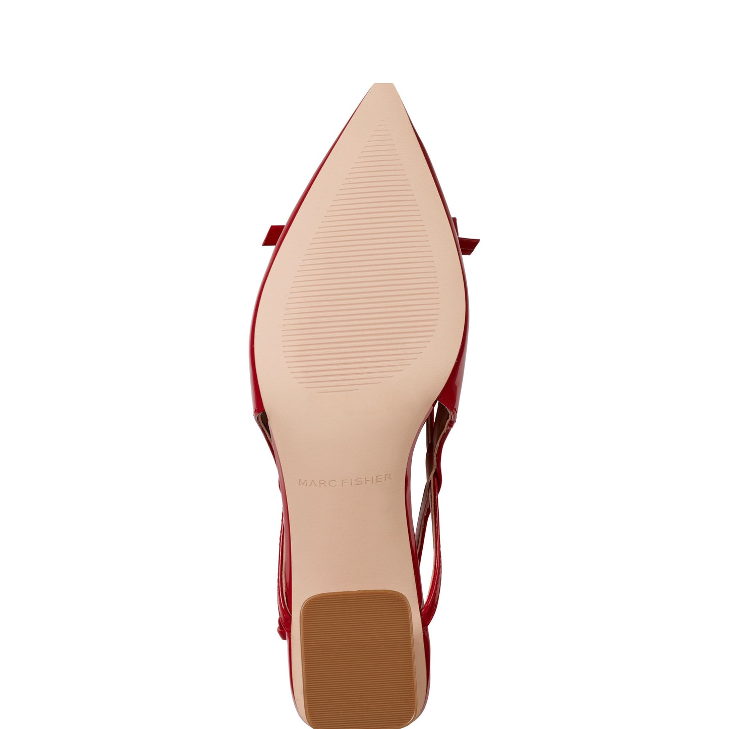 Marc Fisher Laily Bow Slingback Pump - Red Patent