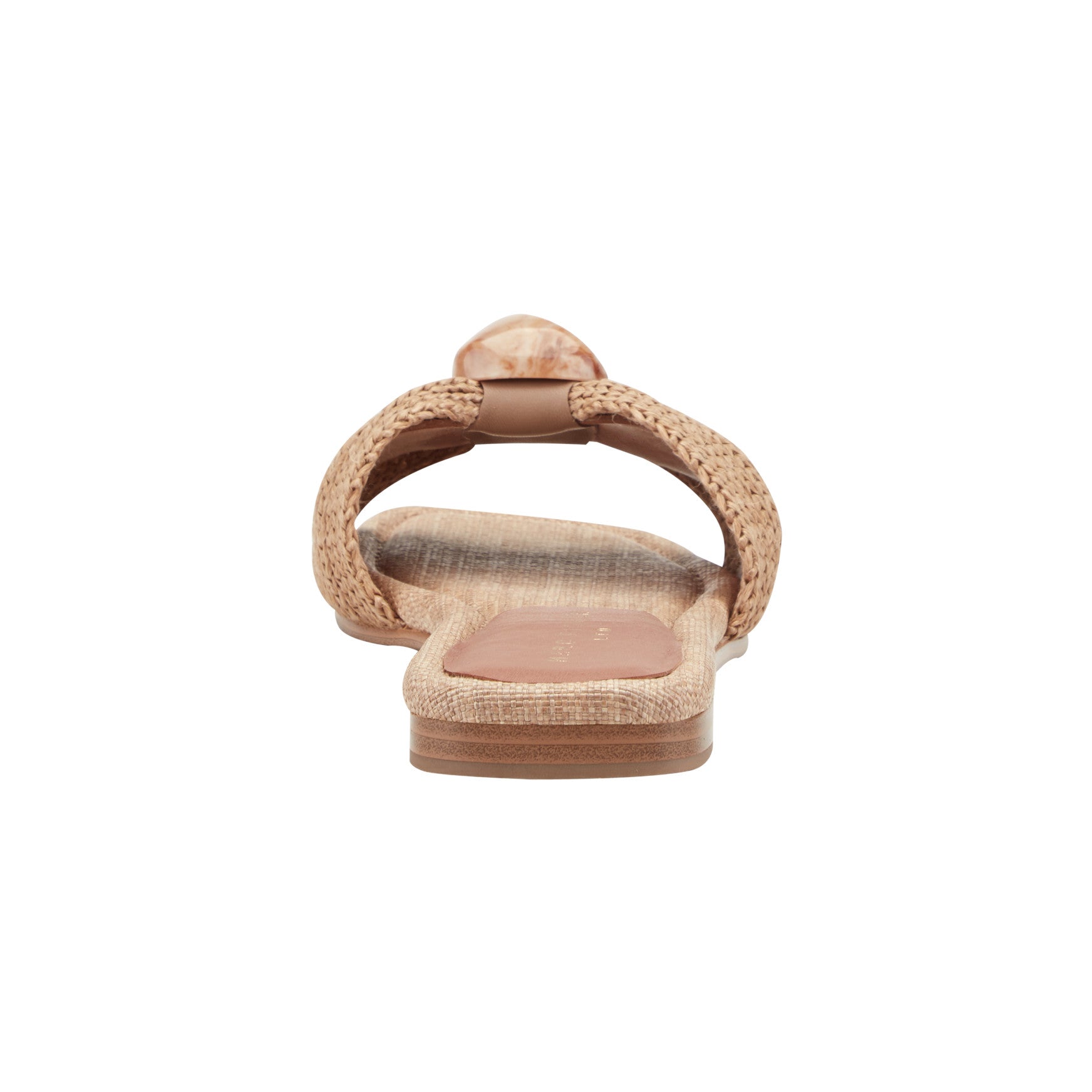 Marc Fisher Nalena Flat Slide Sandal - Natural