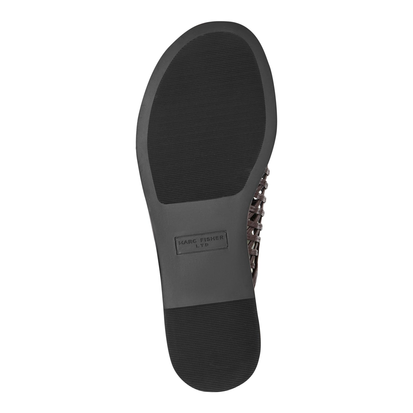 Marc Fisher Lynzi Woven Leather Mule - Dark Brown Leather