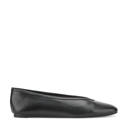 Marc Fisher Gradi Leather Ballet Flat - Black Leather