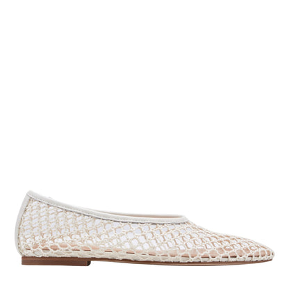 Marc Fisher Jazlyn Mesh Ballet Flat - Ivory Mesh