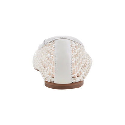 Marc Fisher Jazlyn Mesh Ballet Flat - Ivory Mesh