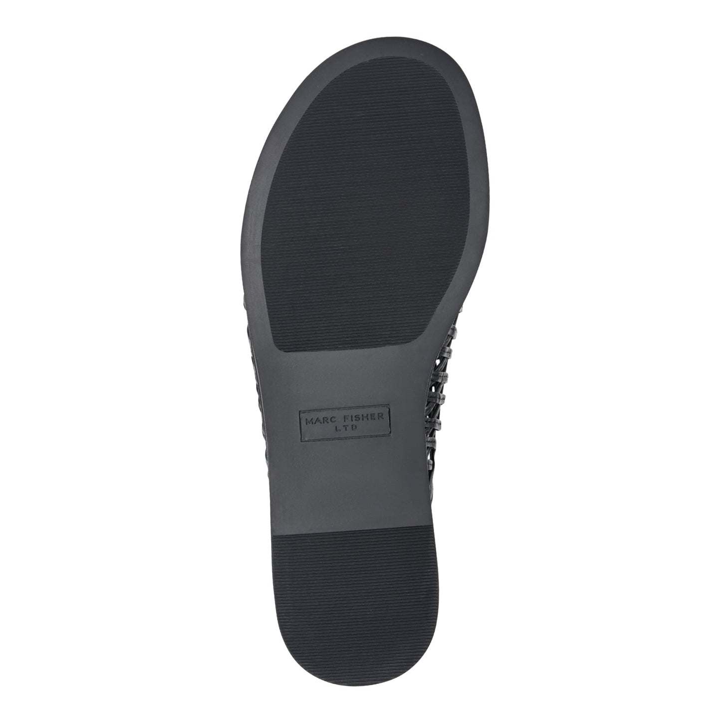 Marc Fisher Lynzi Woven Leather Mule - Black Leather