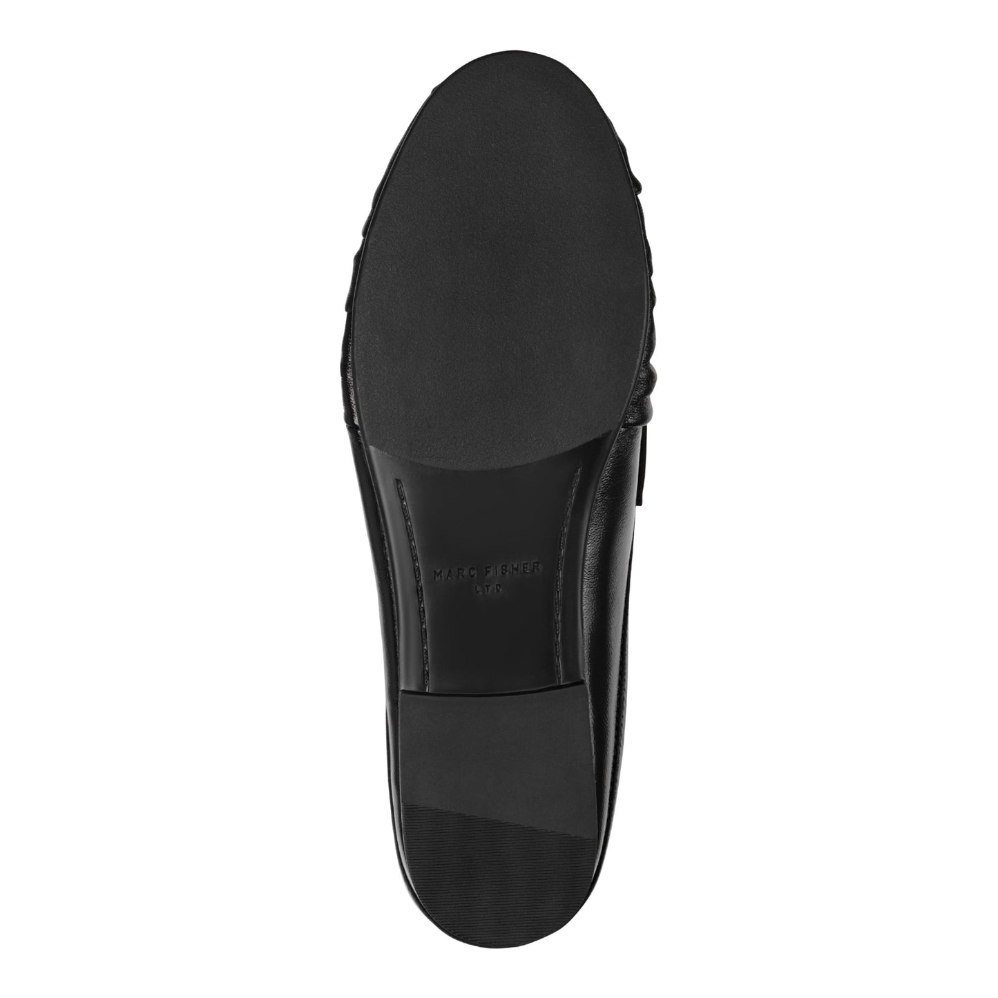 Marc Fisher Jaynie Leather Mule Loafer - Black Leather