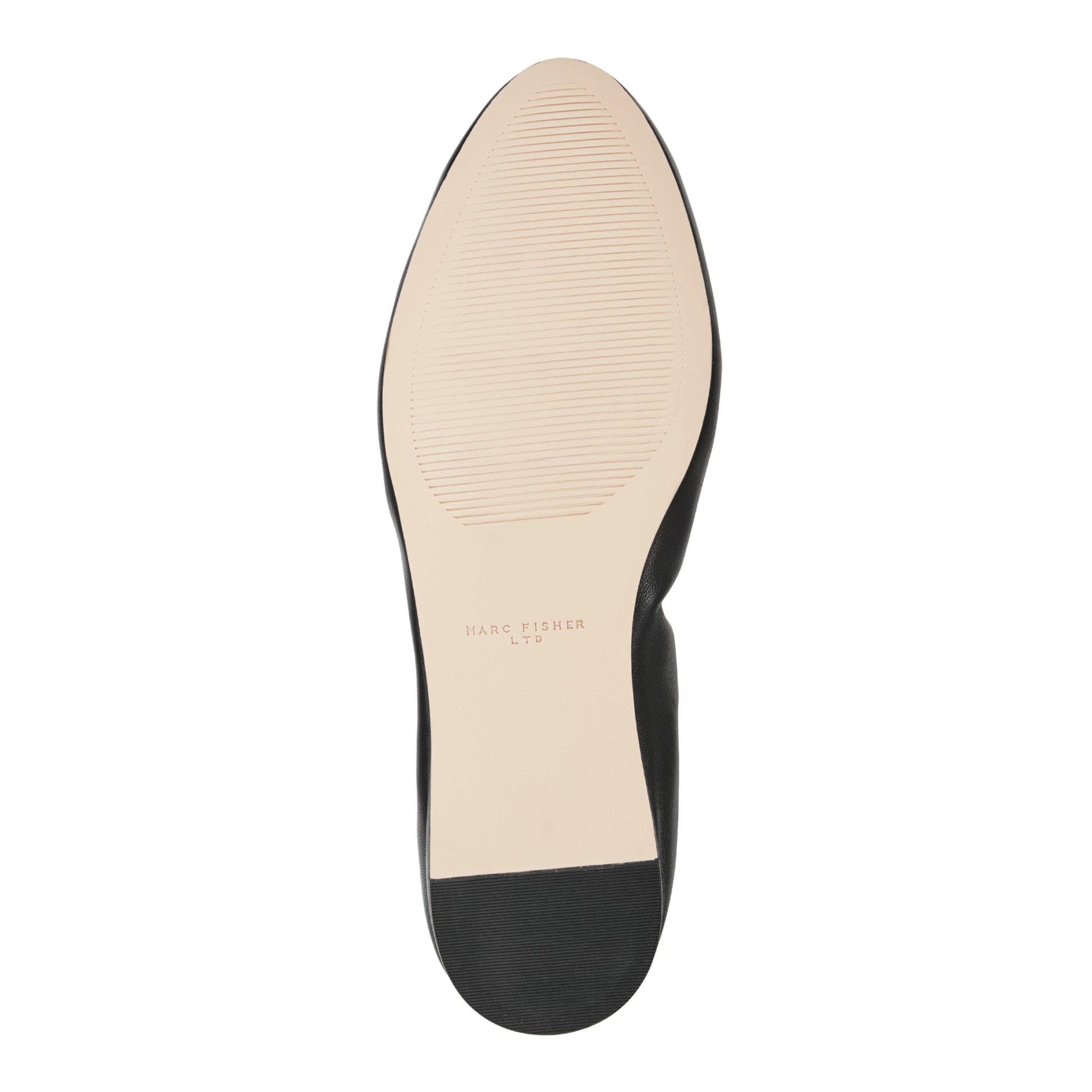 Marc Fisher Amellie Leather Ballet Flat - Black Leather