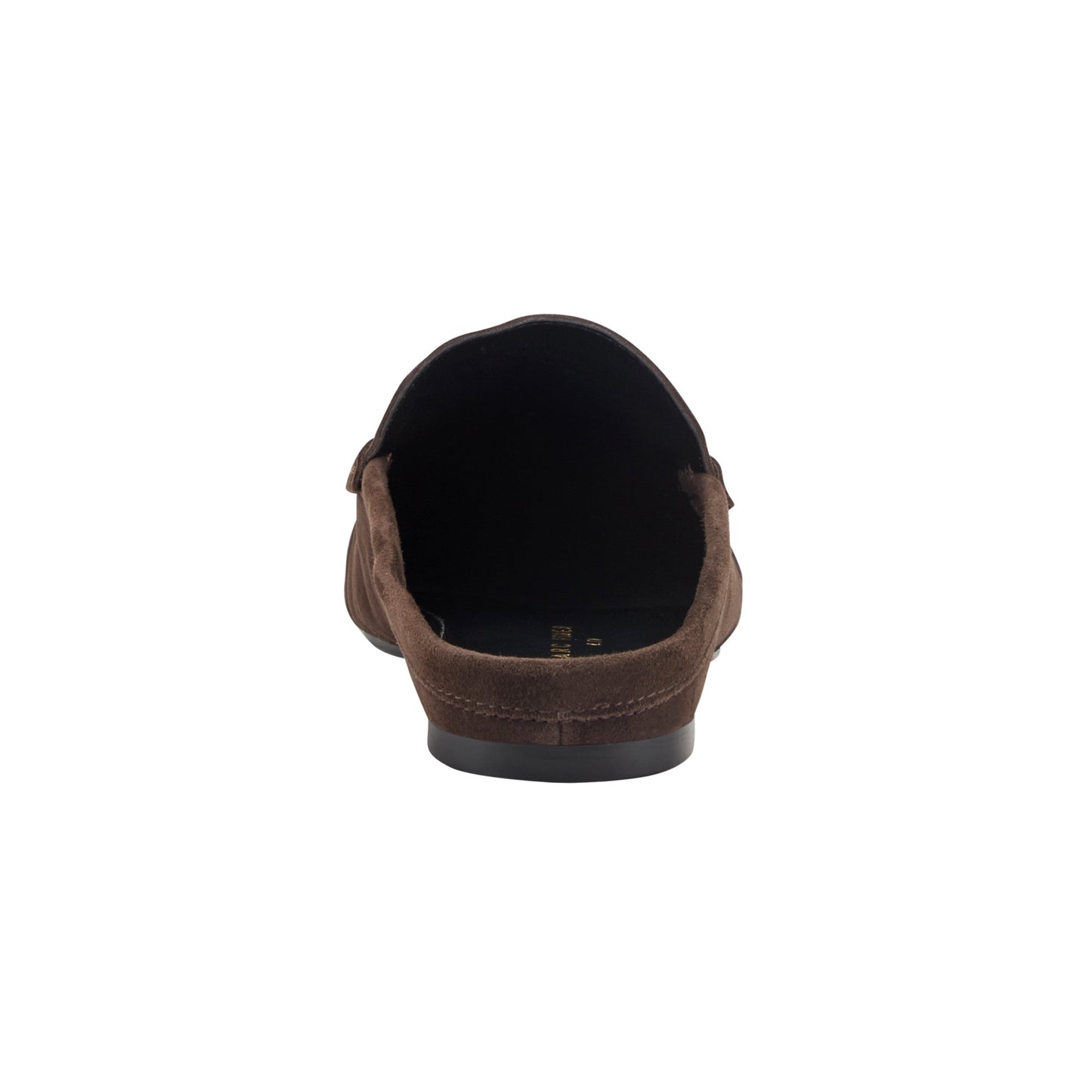 Marc Fisher Jaynie Leather Mule Loafer - Dark Brown Suede