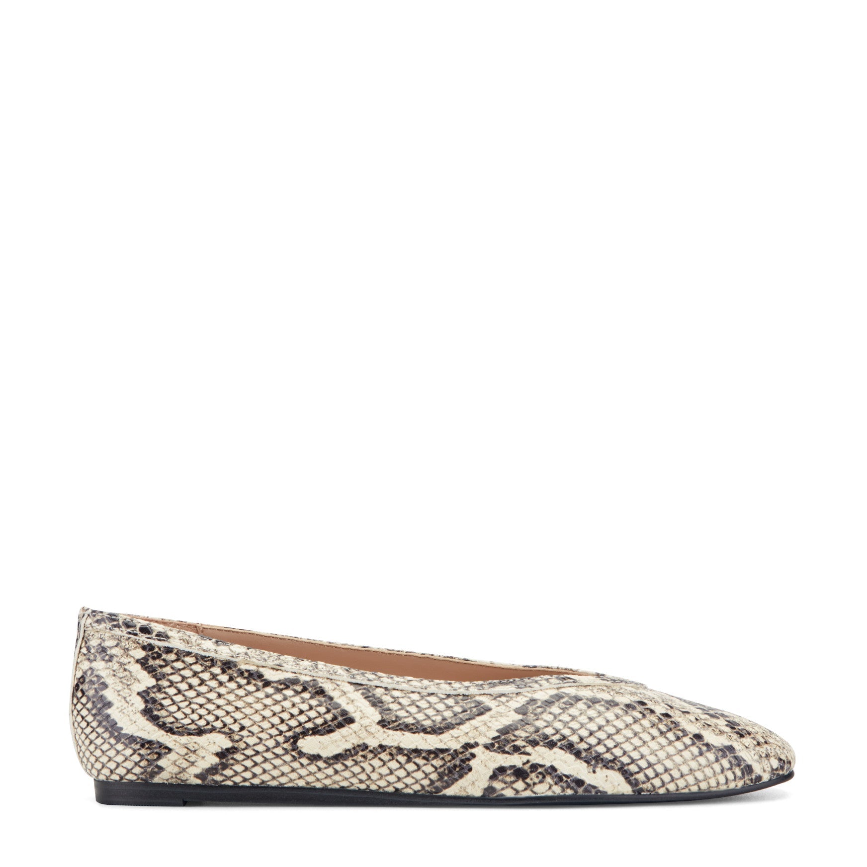 Marc Fisher Gradi Leather Ballet Flat - Snake Printed Leather