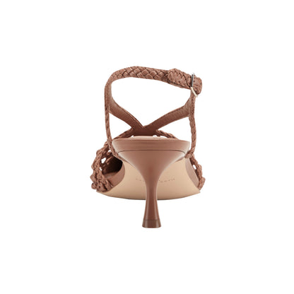 Marc Fisher Reagan Woven Leather Pump - Natural Leather