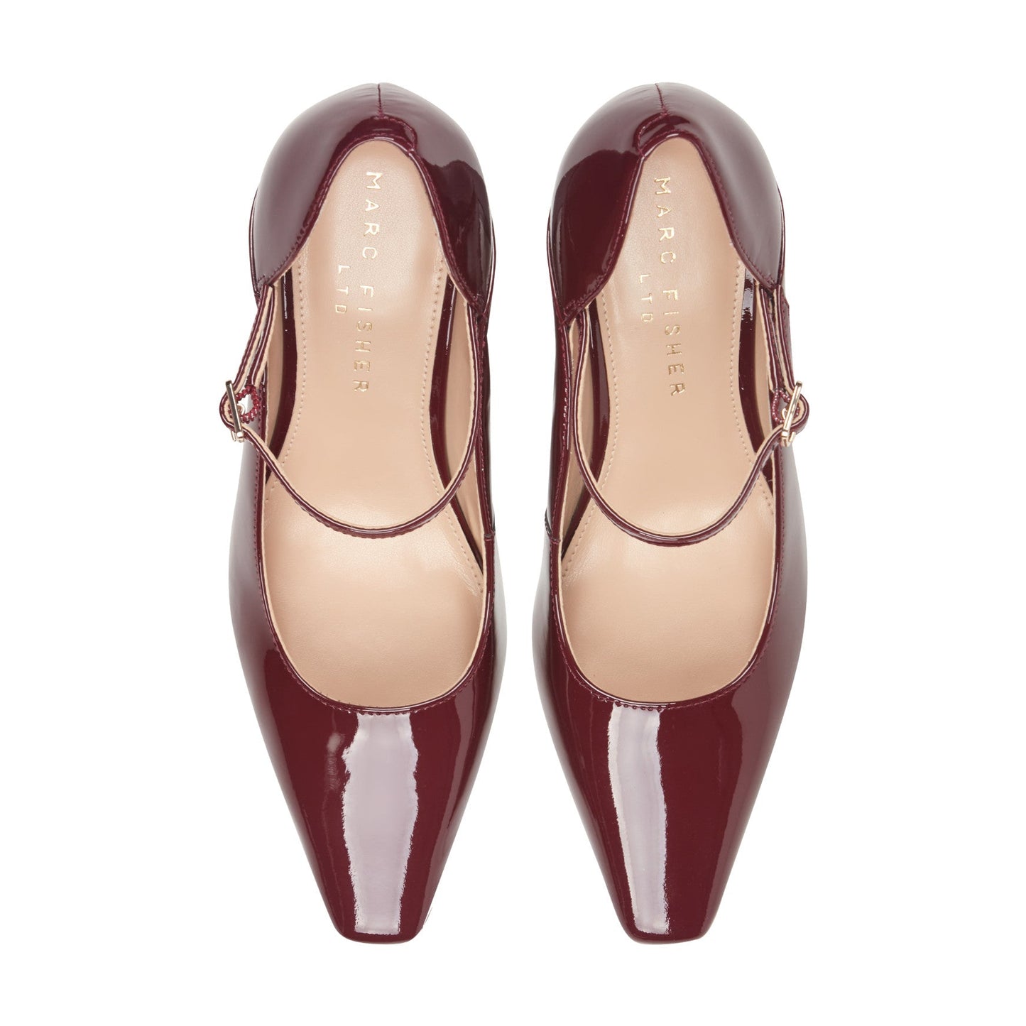 Marc Fisher Genevie Mary Jane Pump - Red Patent Leather