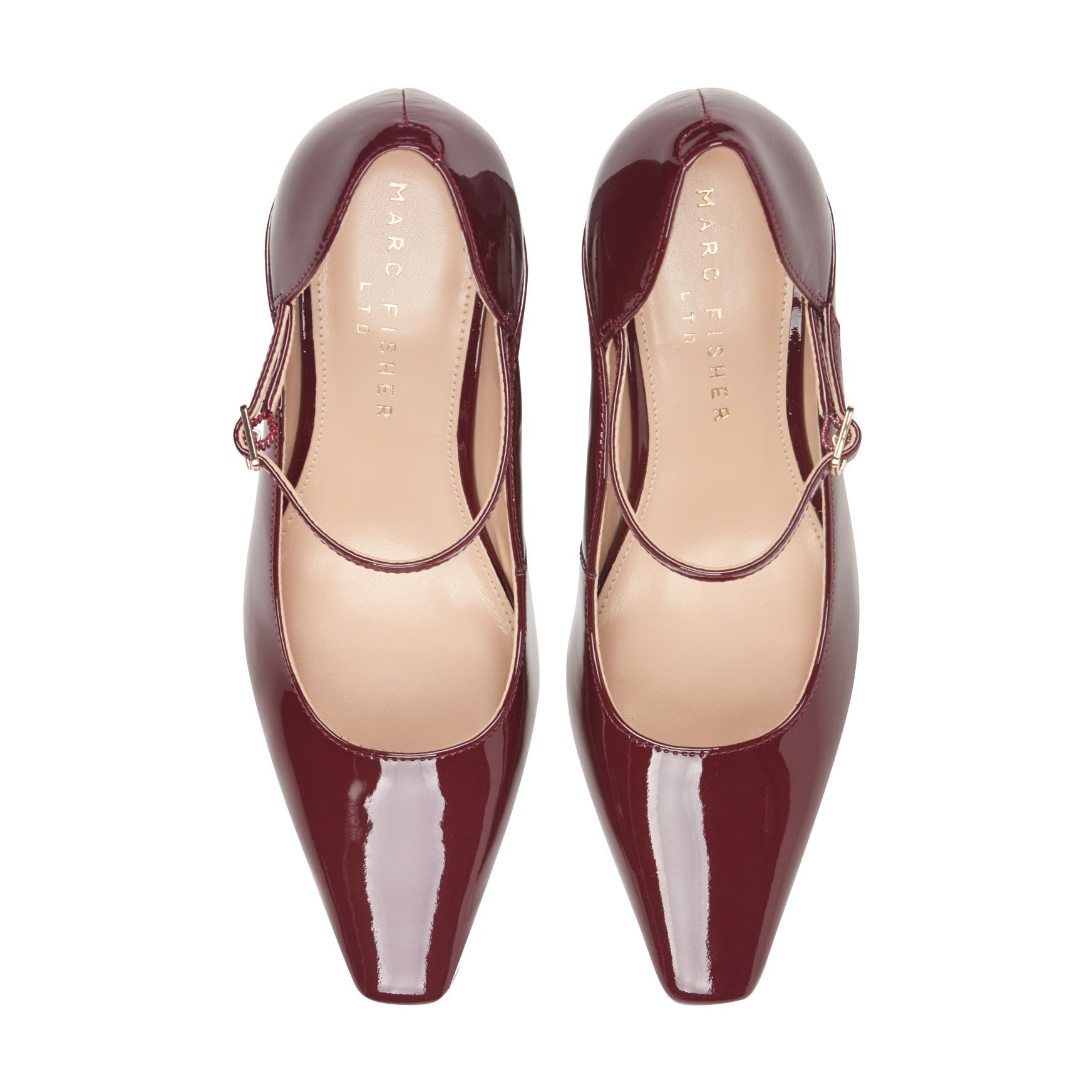 Marc Fisher Genevie Mary Jane Pump - Red Patent Leather