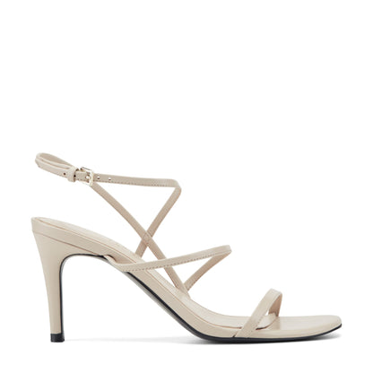 Marc Fisher Denzi Strappy Leather Sandal - Ivory Leather
