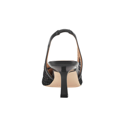 Marc Fisher Gipsi Mesh Slingback Kitten Heel Pump - Black Mesh
