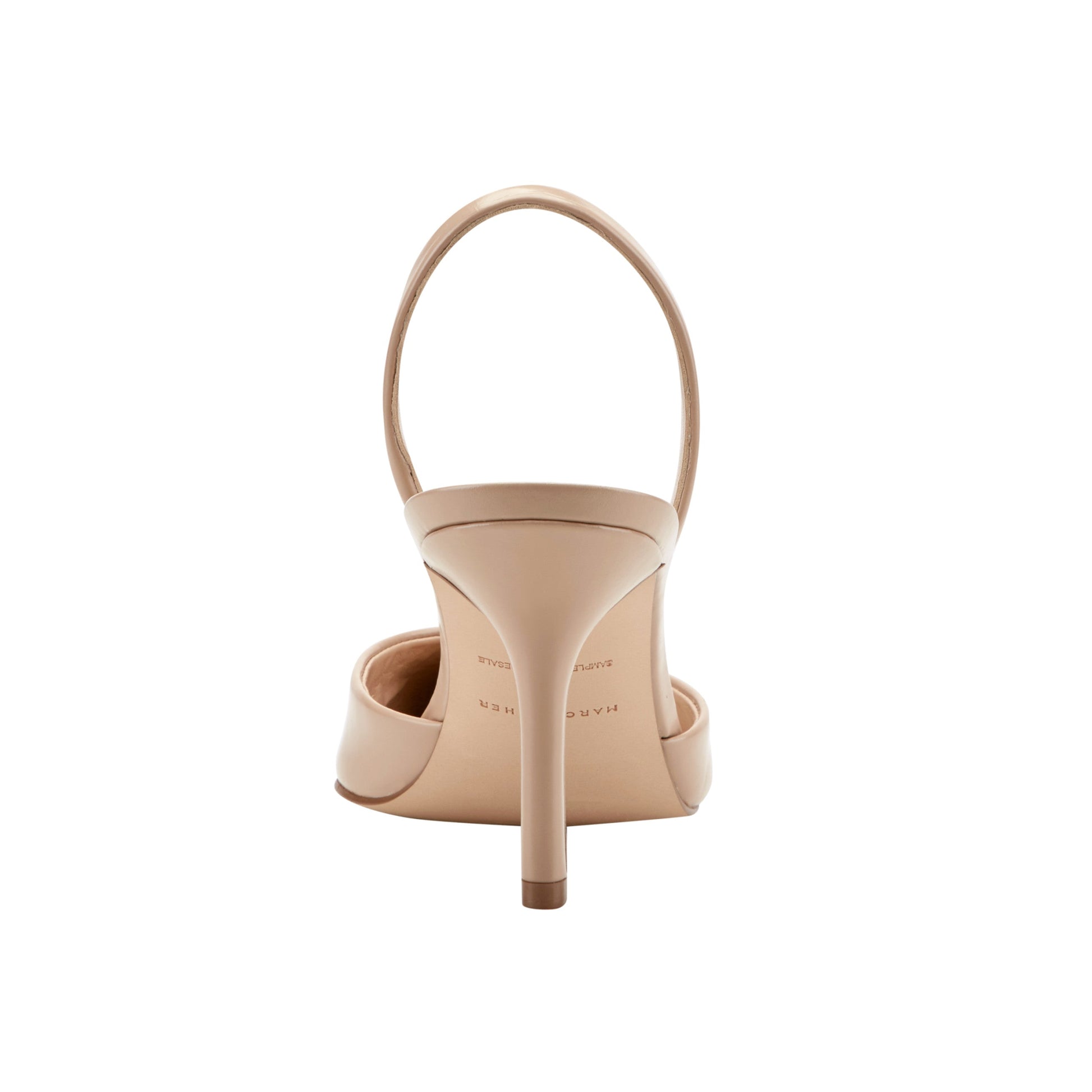 Marc Fisher Noland Leather Slingback Pump - Natural Leather