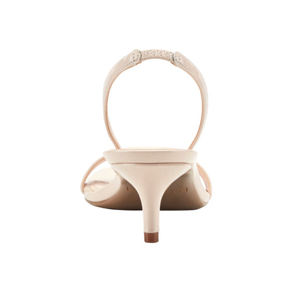 Marc Fisher Salla Slingback Kitten Heel Sandal - Blush Patent