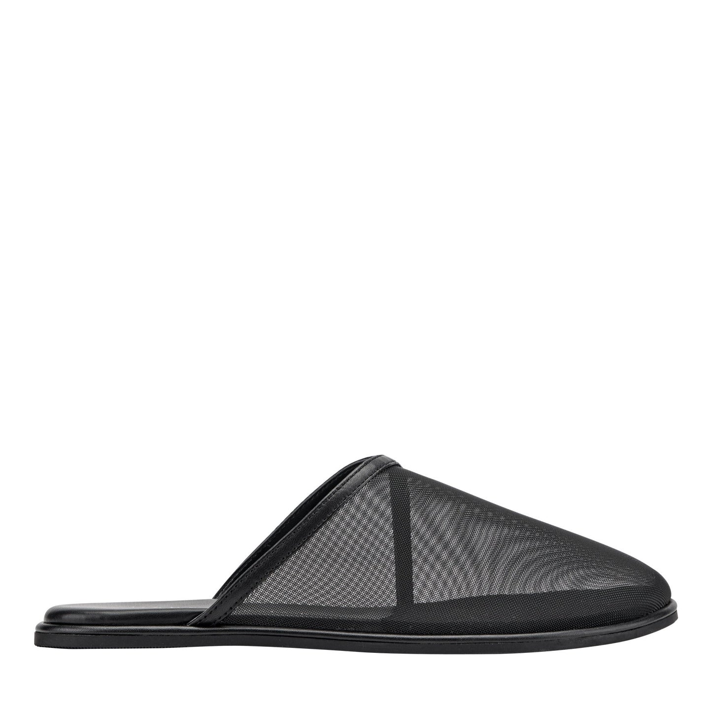 Marc Fisher Larissa Mesh Flat Mule - Black Mesh
