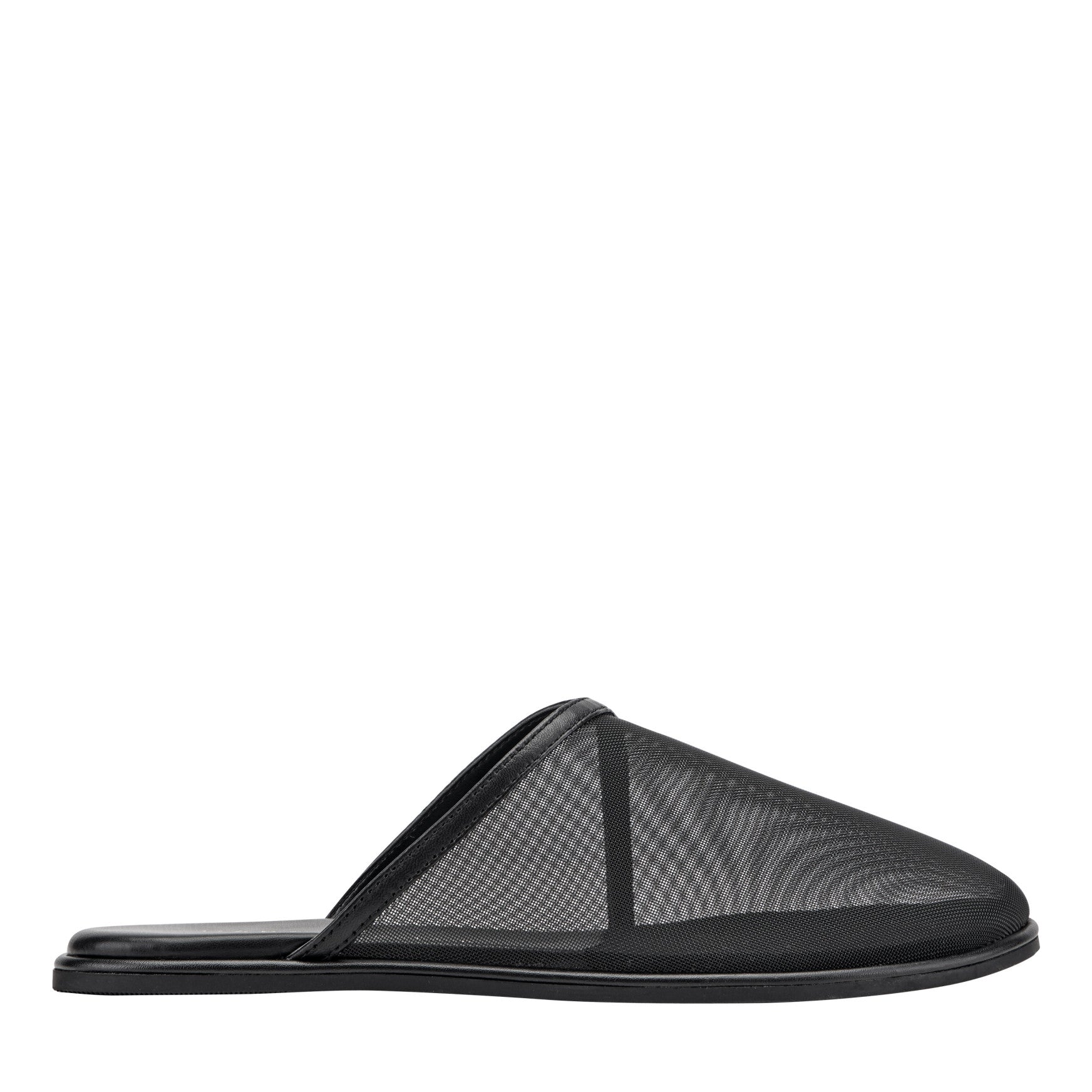 Marc Fisher Larissa Mesh Flat Mule - Black Mesh