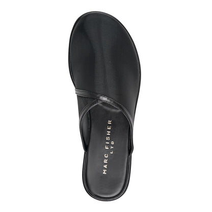 Marc Fisher Larissa Mesh Flat Mule - Black Mesh