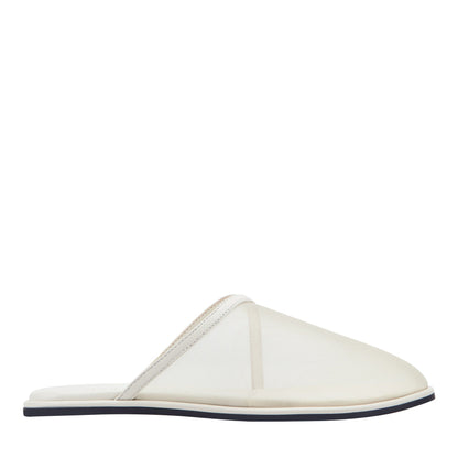 Marc Fisher Larissa Mesh Flat Mule - White Mesh