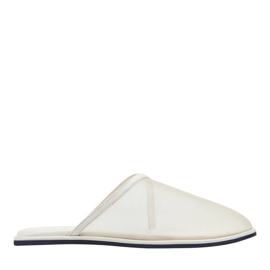 Marc Fisher Larissa Mesh Flat Mule - White Mesh