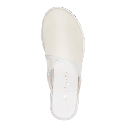 Marc Fisher Larissa Mesh Flat Mule - White Mesh