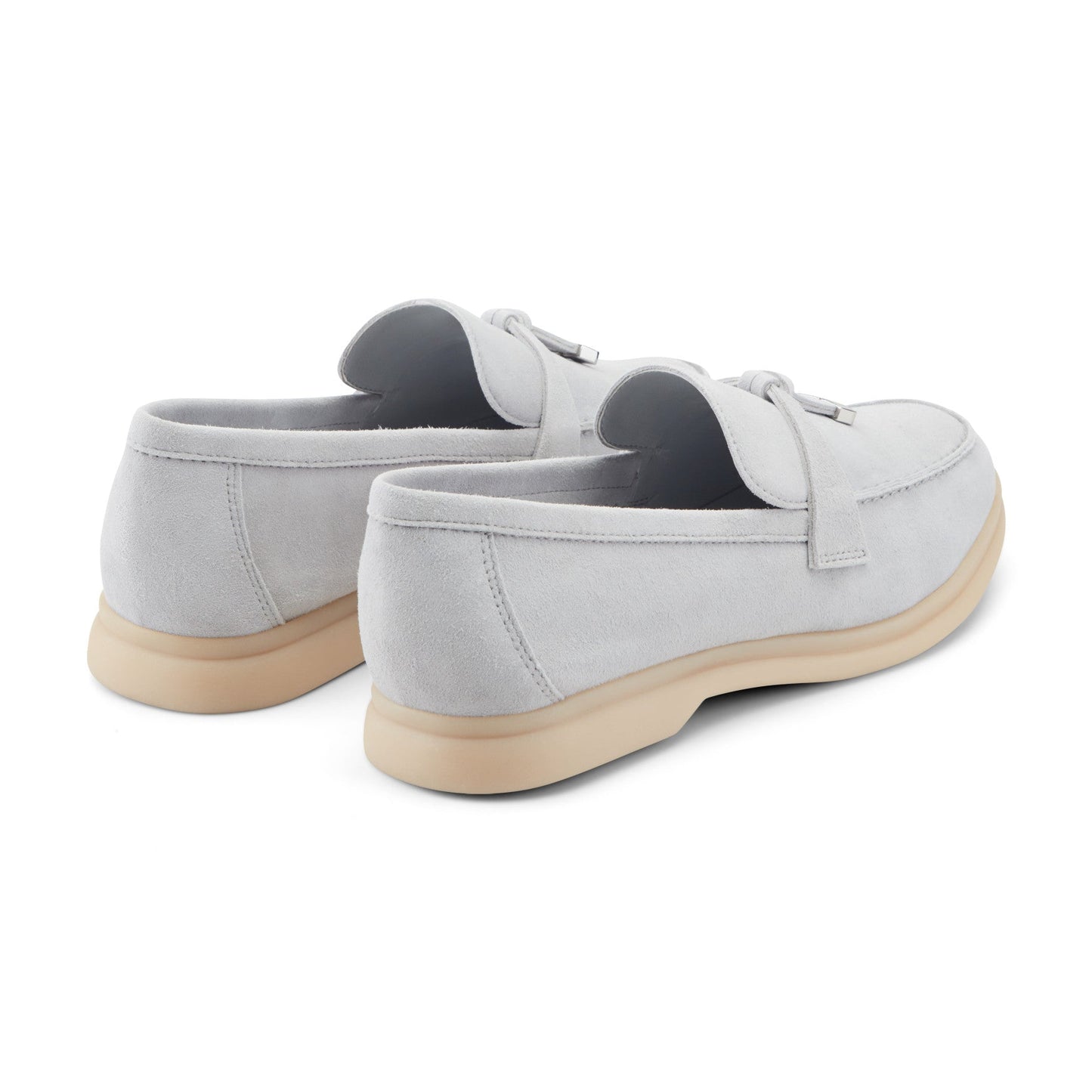 Marc Fisher Yanelli Casual Leather Loafer - Light Blue Suede