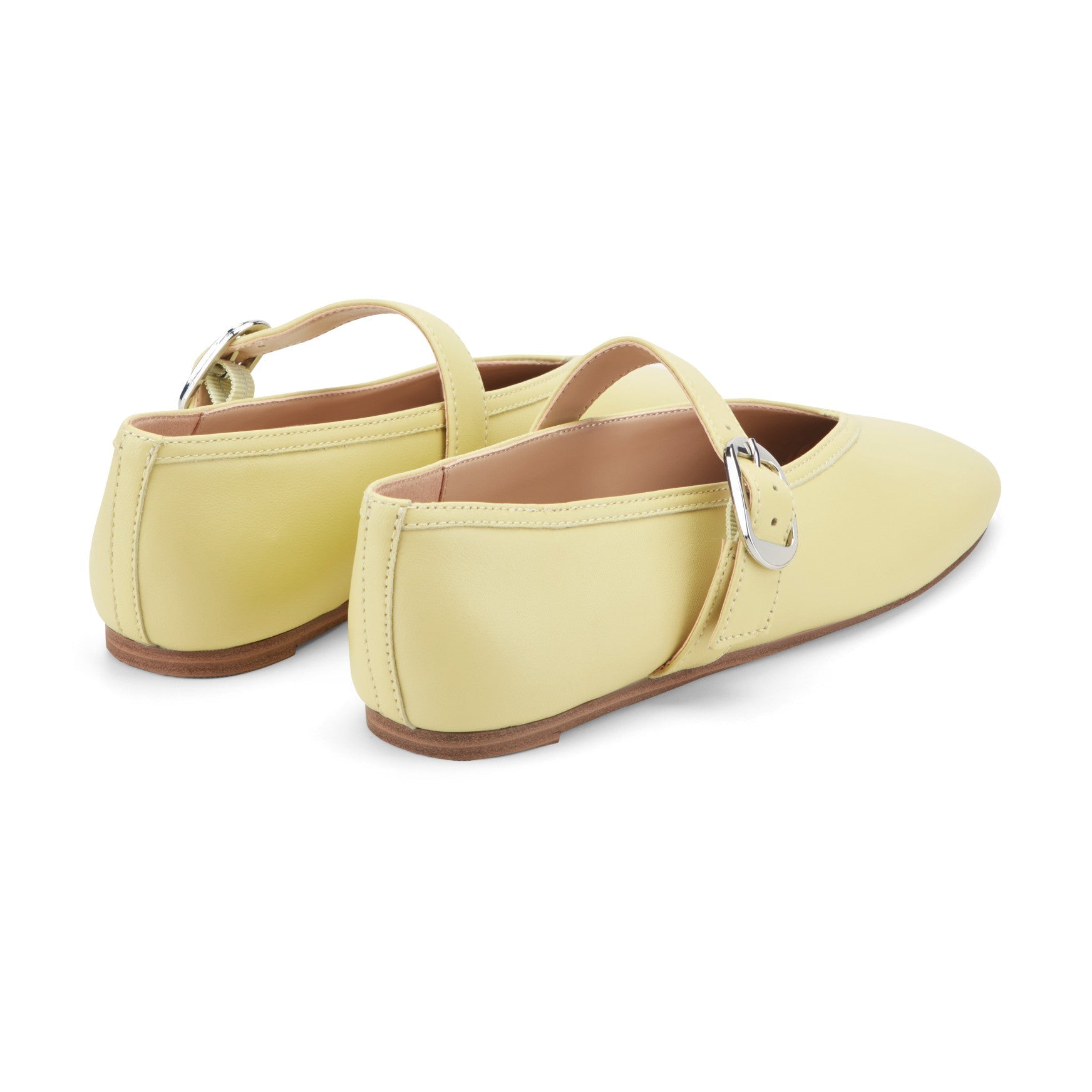 Marc Fisher Godea Mary Jane Ballet Flat - Yellow Leather