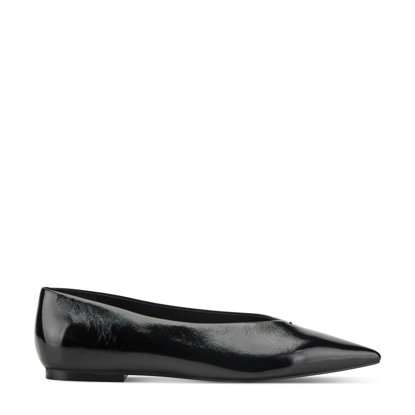 Marc Fisher Casee Leather Flat - Black Patent Leather