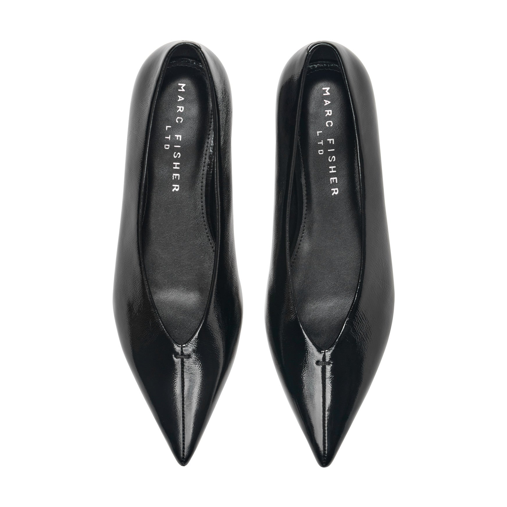 Marc Fisher Casee Leather Flat - Black Patent Leather