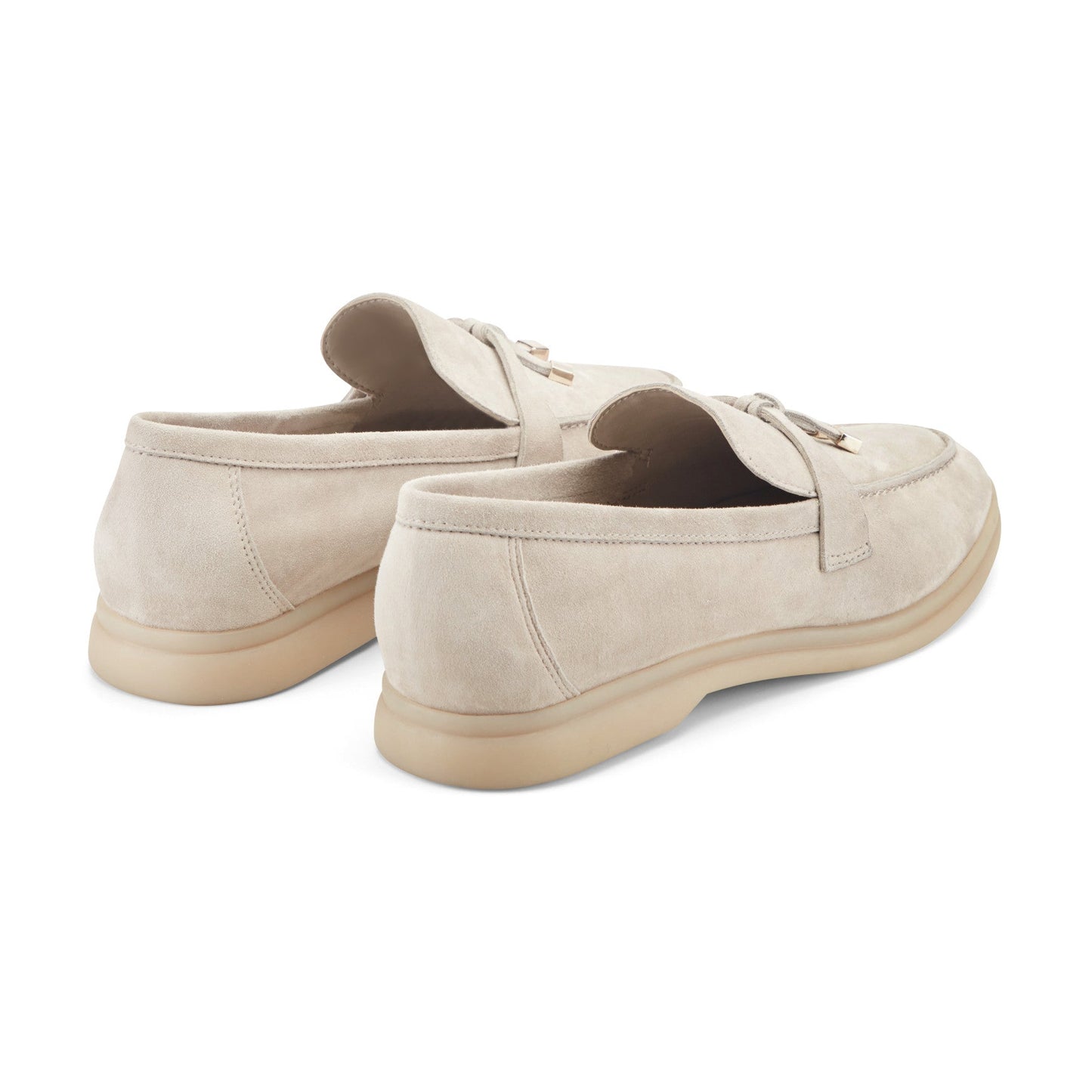 Marc Fisher Yanelli Casual Leather Loafer - Taupe Suede