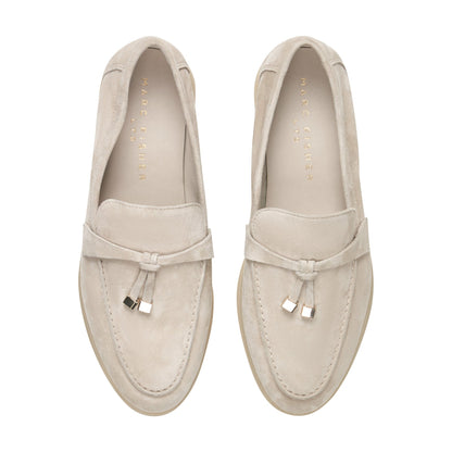 Marc Fisher Yanelli Casual Leather Loafer - Taupe Suede