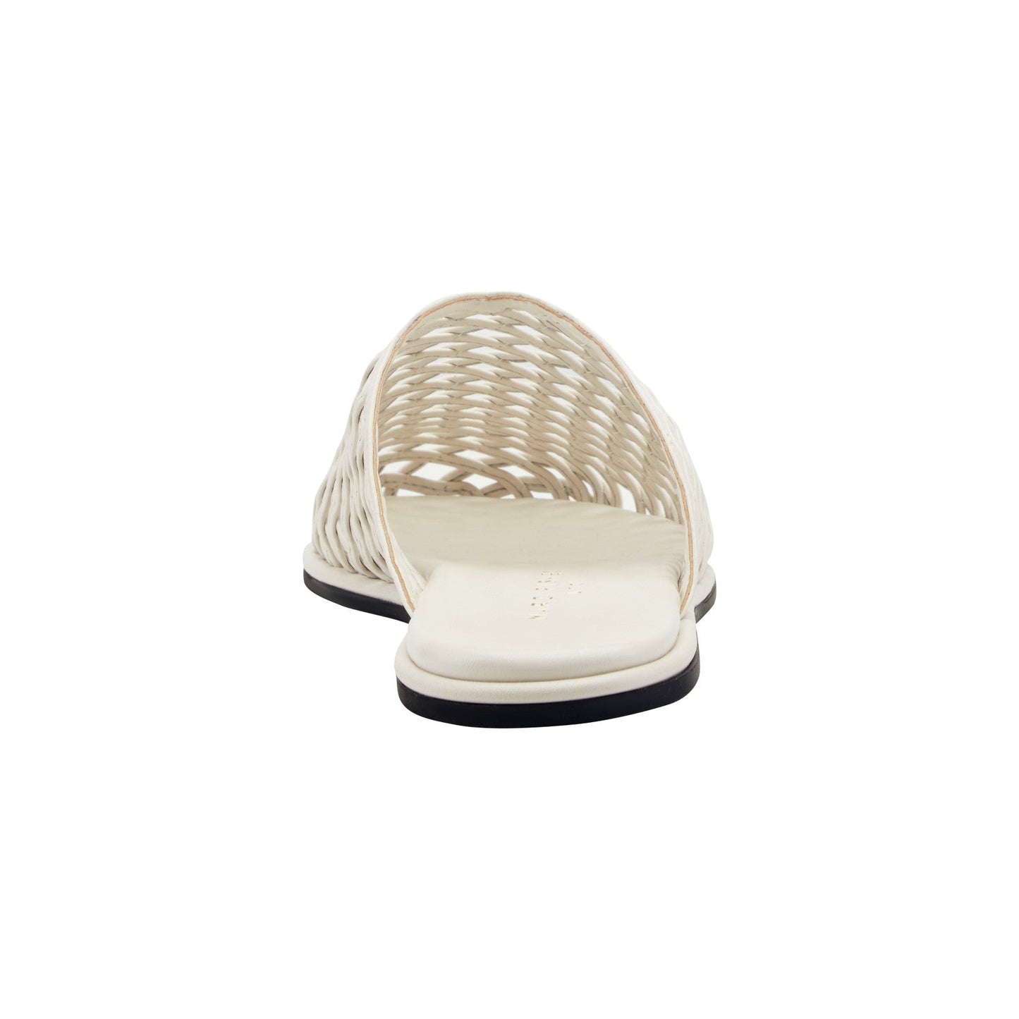 Marc Fisher Lynzi Woven Leather Mule - Ivory Leather