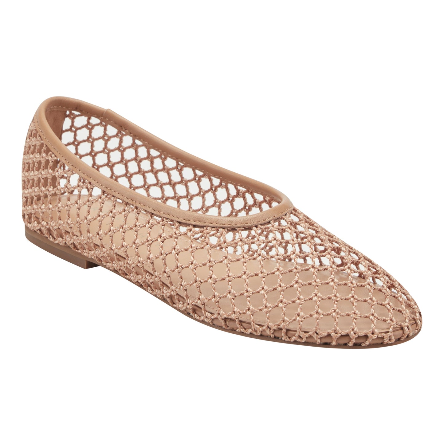 Marc Fisher Jazlyn Mesh Ballet Flat - Natural Mesh