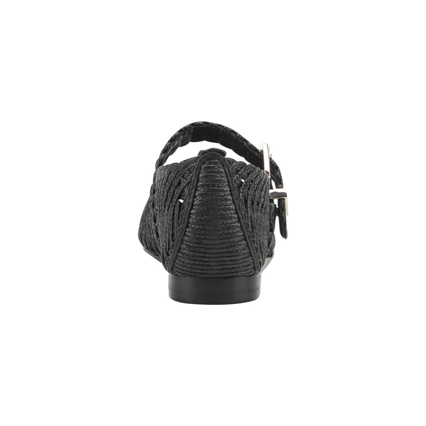 Marc Fisher Emillia Woven Mary Jane Ballet Flat - Black