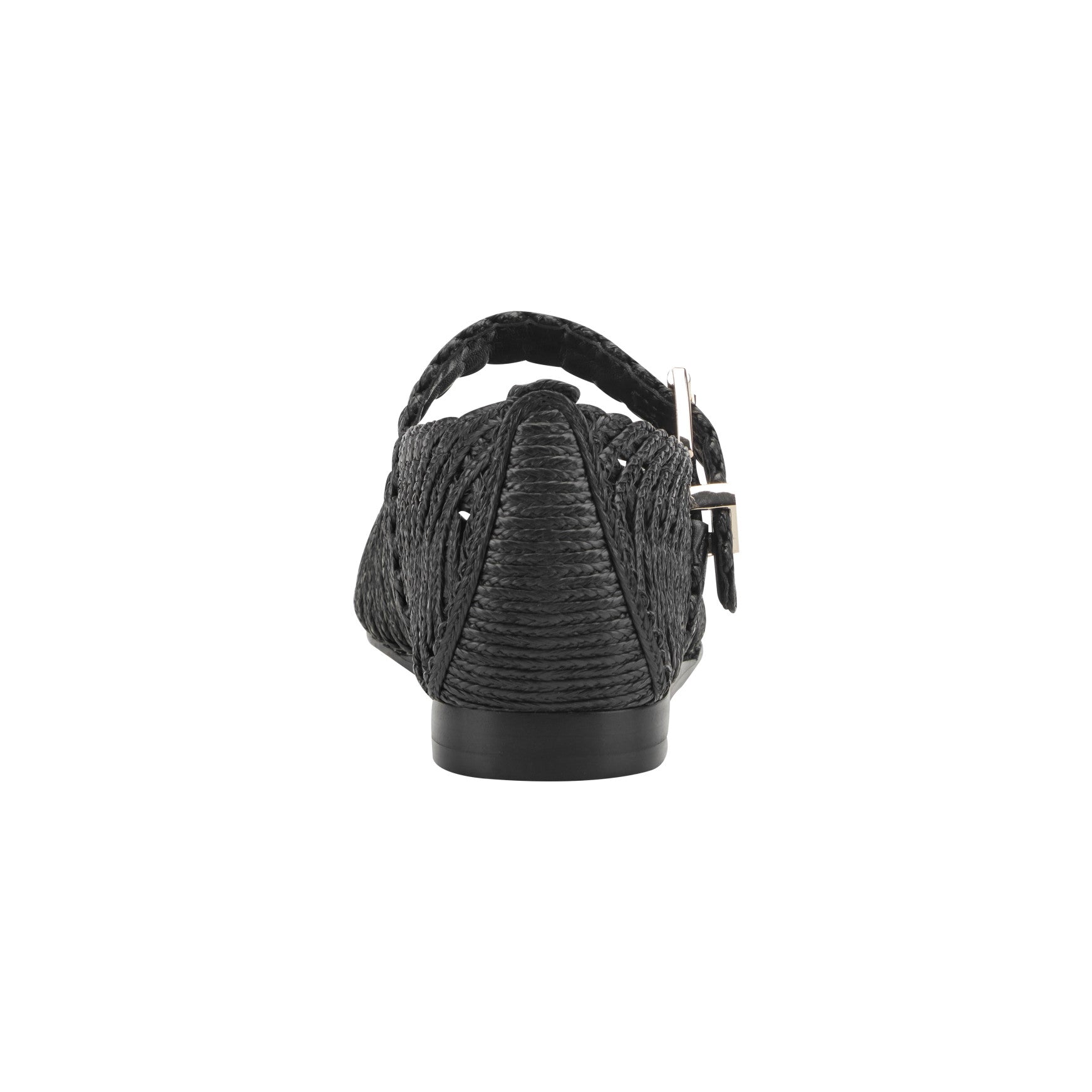 Marc Fisher Emillia Woven Mary Jane Ballet Flat - Black