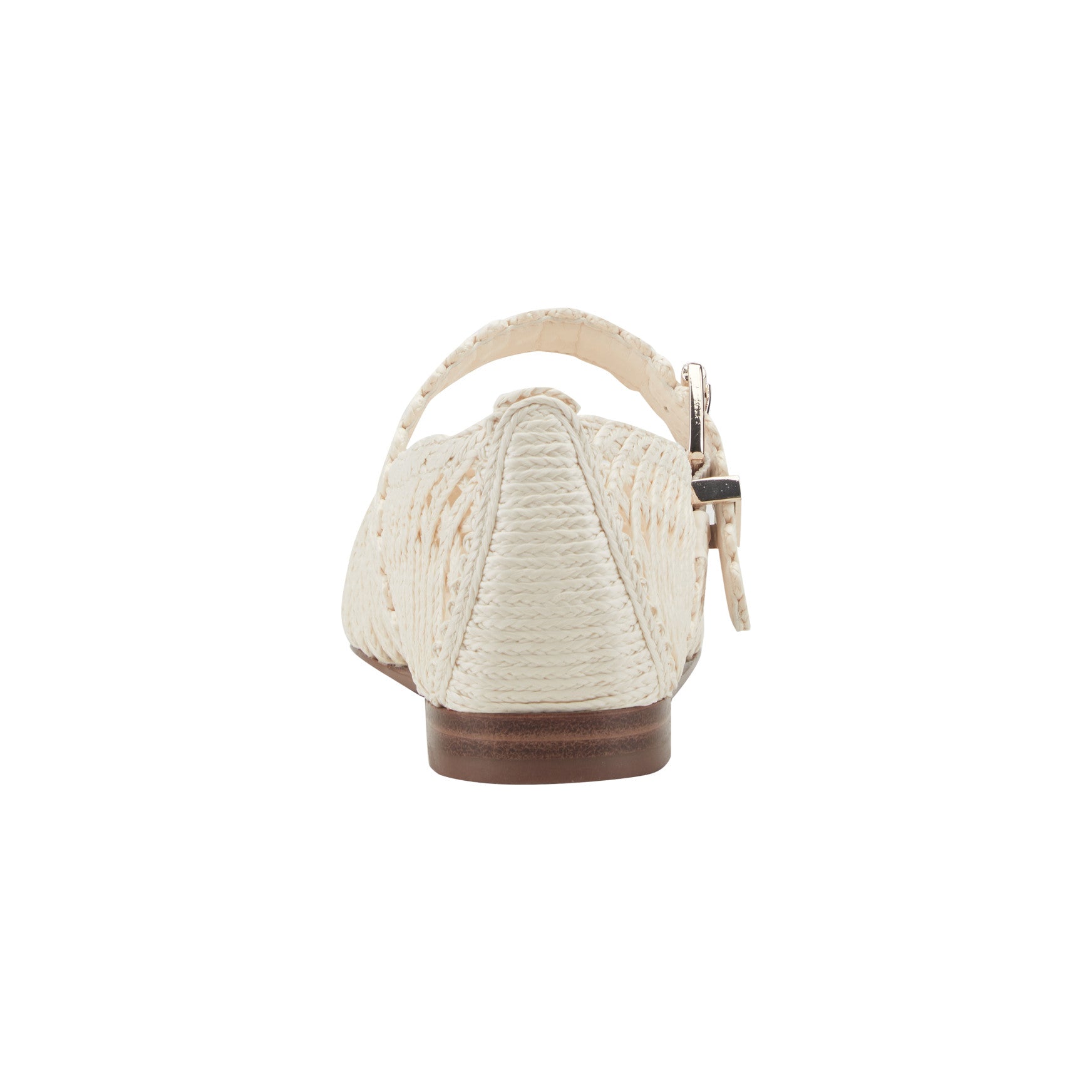 Marc Fisher Emillia Woven Mary Jane Ballet Flat - Chic Cream