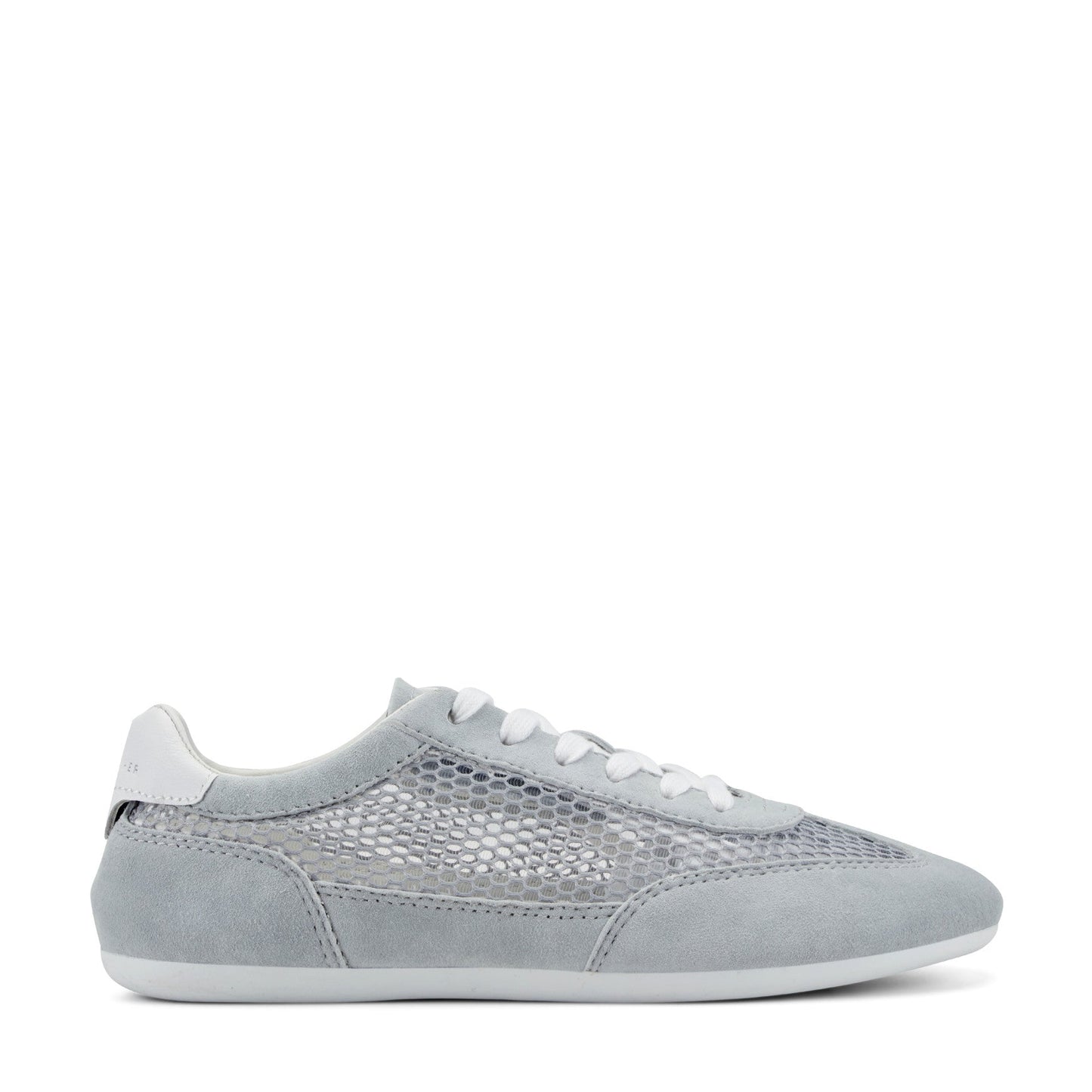 Marc Fisher Lexxy Suede Mesh Sneaker - Light Grey Suede/Mesh