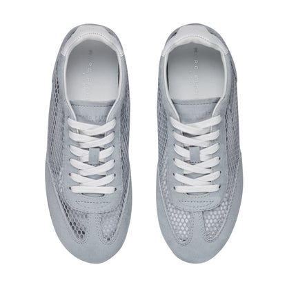 Marc Fisher Lexxy Suede Mesh Sneaker - Light Grey Suede/Mesh