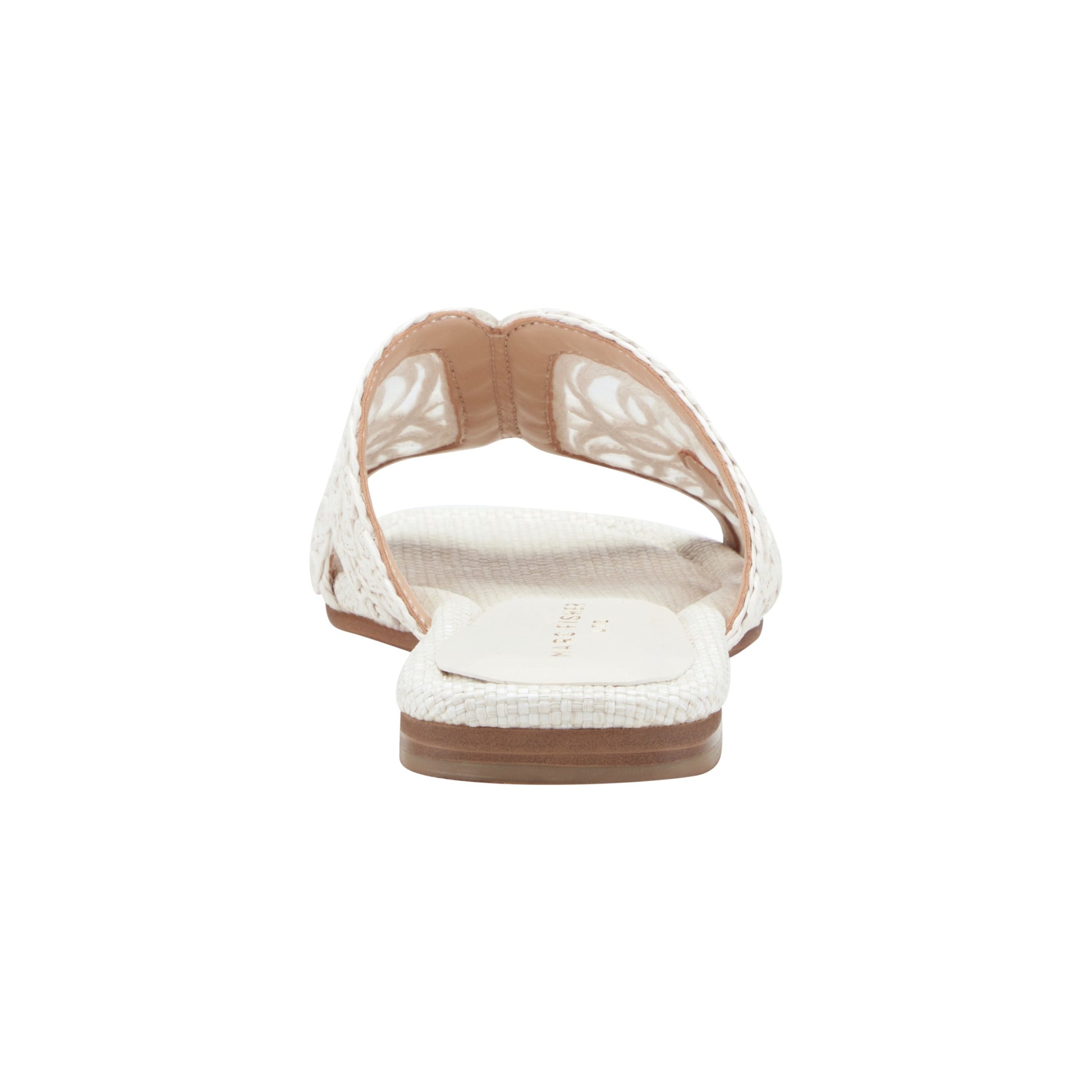 Marc Fisher Nalany Flat Sandal - White