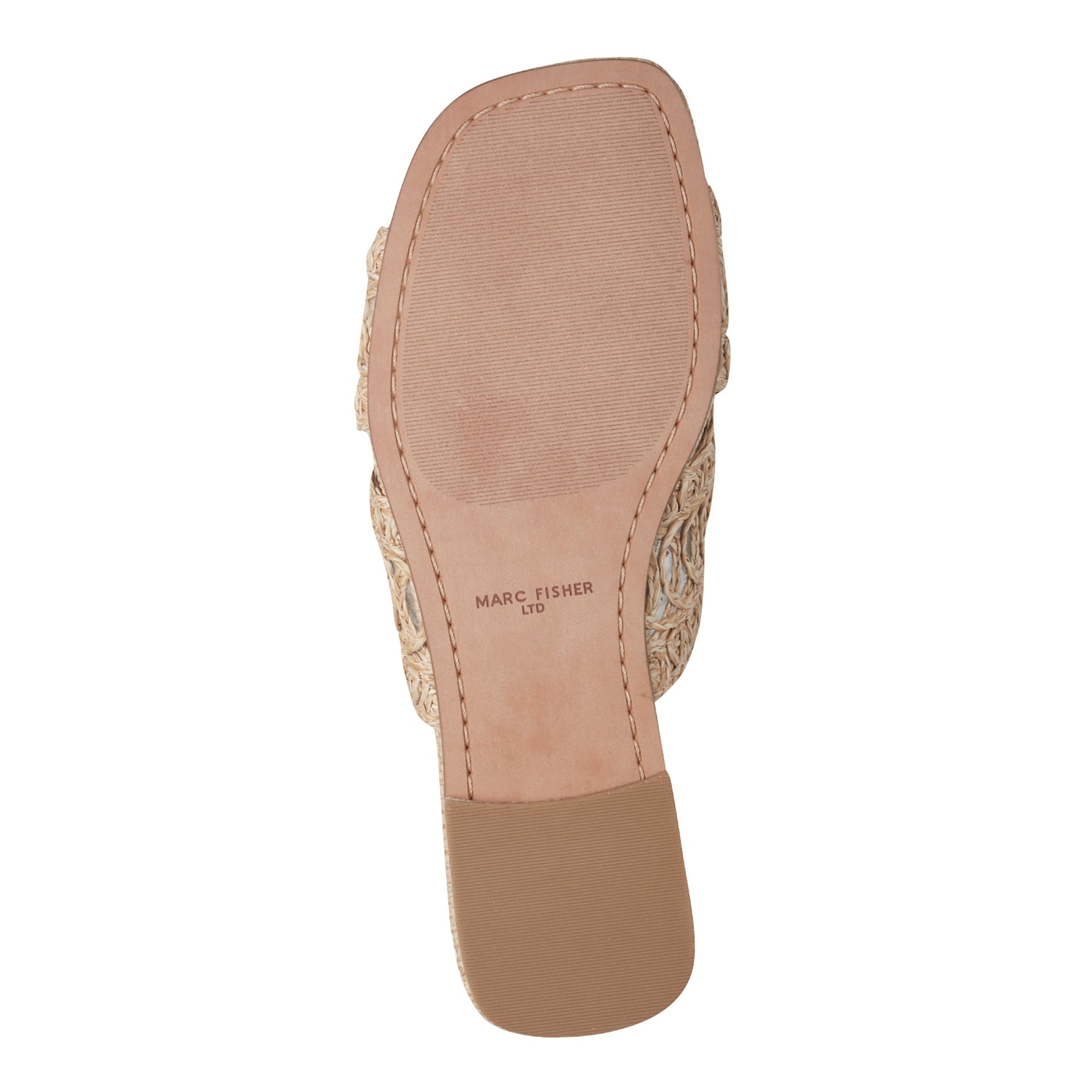 Marc Fisher Nalany Flat Sandal - Natural
