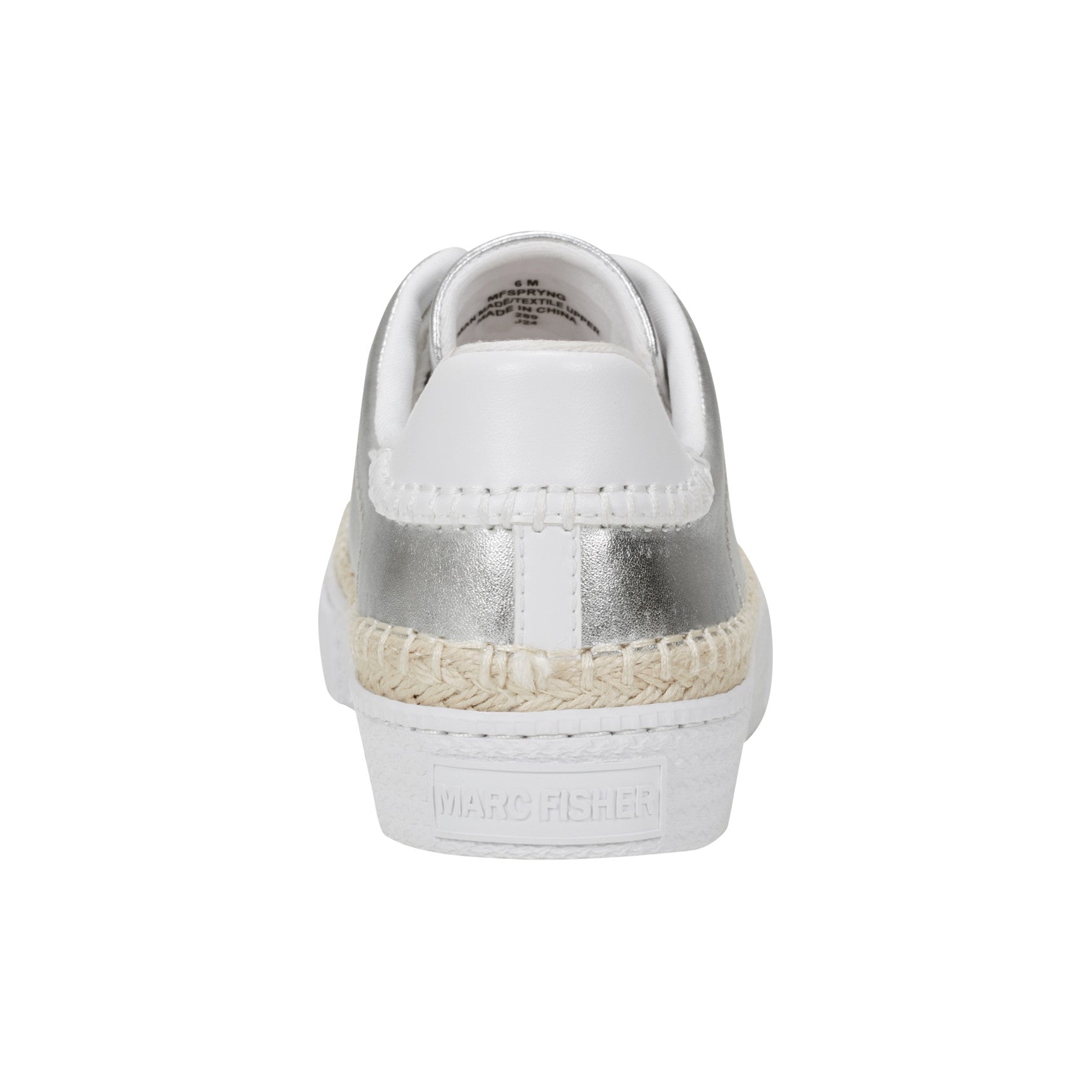 Marc Fisher Spryng Platform Laceup Sneaker - Silver
