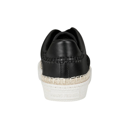 Marc Fisher Spryng Platform Laceup Sneaker - Black/Lace