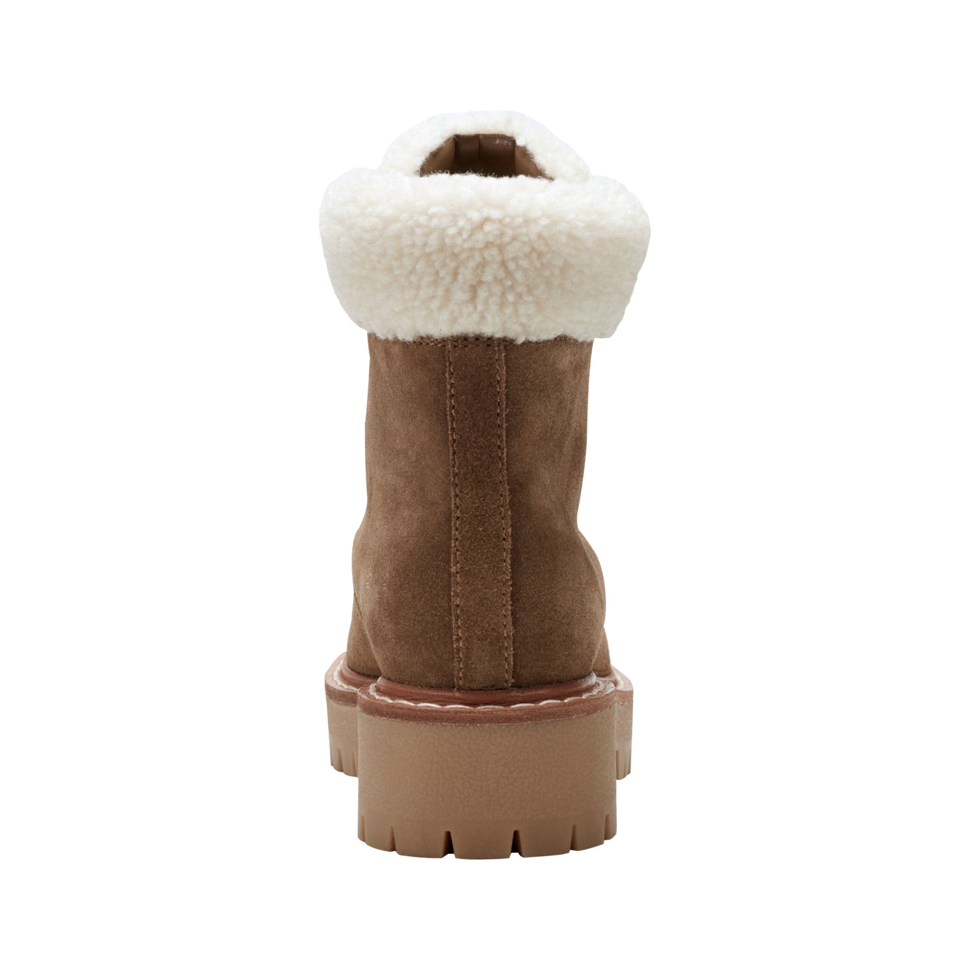 Marc Fisher Nallie Lace Up Bootie - Brown Suede